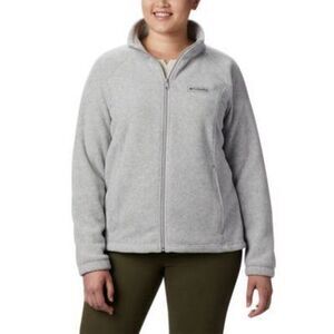 Columbia Women's‎ Benton Springs Fleece Jacket, Size 2X - Cirrus Grey Heather